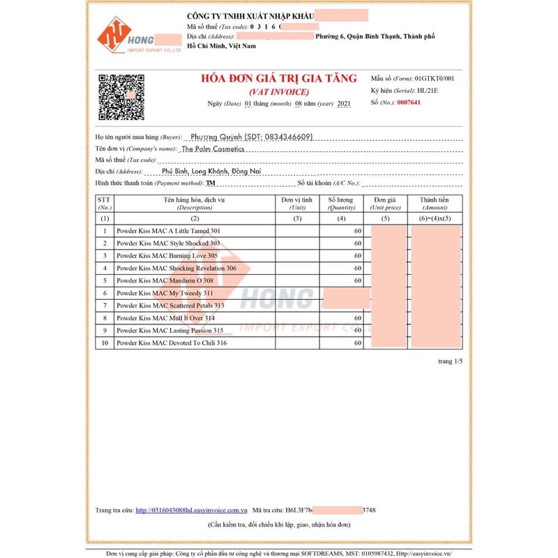 SON MAC MÃ 925 MARRAKESH MERE Màu đỏ đất