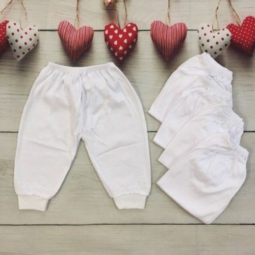 Quần dài sơ sinh baby Bossini ống bo cho bé từ 3 - 17kg