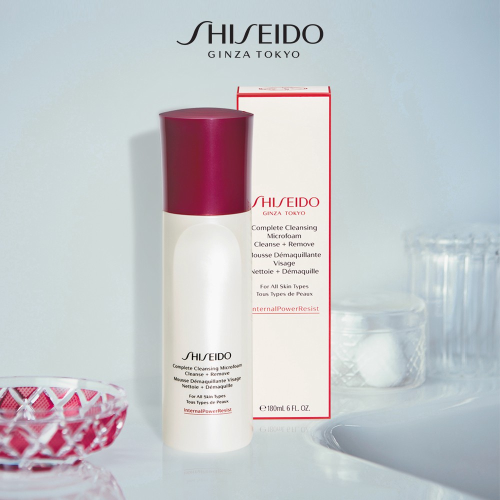 [Mã COSLUXP11 giảm 150K] Sữa rửa mặt Shiseido Complete Cleansing Micro Foam 180ml