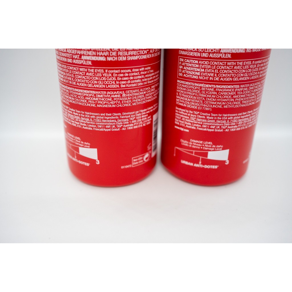 ❤Cam kết 100% chính hãng ❤ Bộ dầu gội xả TIGI BED HEAD đỏ phục hồi cấp độ 3 mới | BigBuy360 - bigbuy360.vn