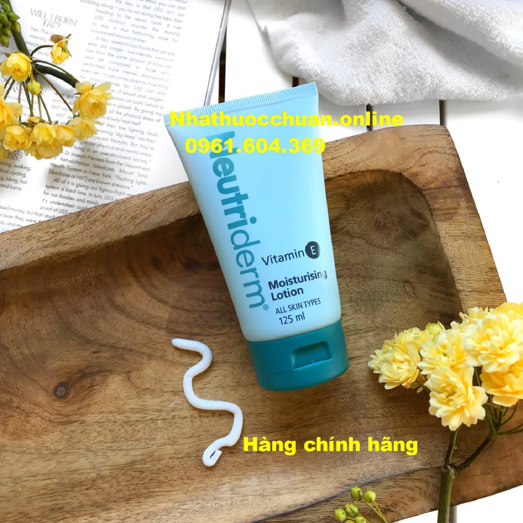 Kem dưỡng da vitamin E Neutriderm ( Hàng chính hãng - Tuýp 125ml) xuất xứ tại Australia