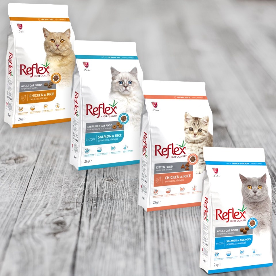 Reflex Adult, Kitten Cat Food Thổ Nhĩ Kỳ - Thức Ăn Hạt Khô Cho Mèo Con Và Mèo Trưởng Thành - Kún Miu Pet Shop