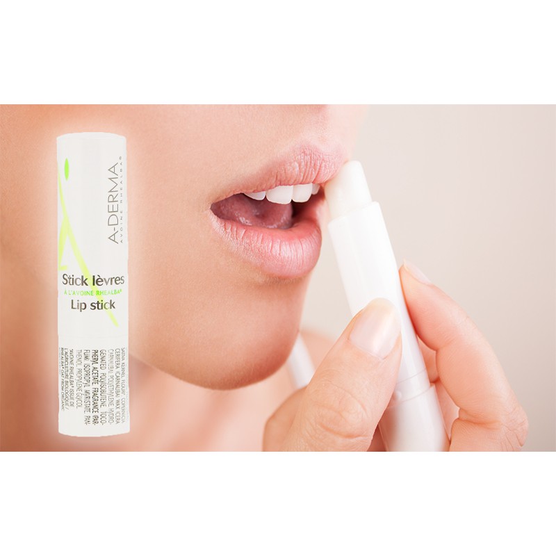 SON DƯỠNG ẨM VÀ BẢO VỆ MÔI A DERMA LIP STICK 4G CHÍNH HÃNG - 7706