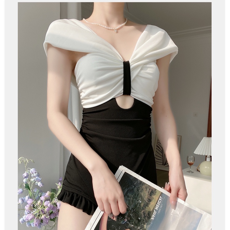 Đồ Bơi Một Mảnh Thời Trang Hàn Quốc Gợi Cảm Dành Cho Nữ