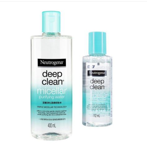 [Chính hãng] Nước tẩy trang Neutrogena Deep Clean Micellar Purifying Water (400ml)