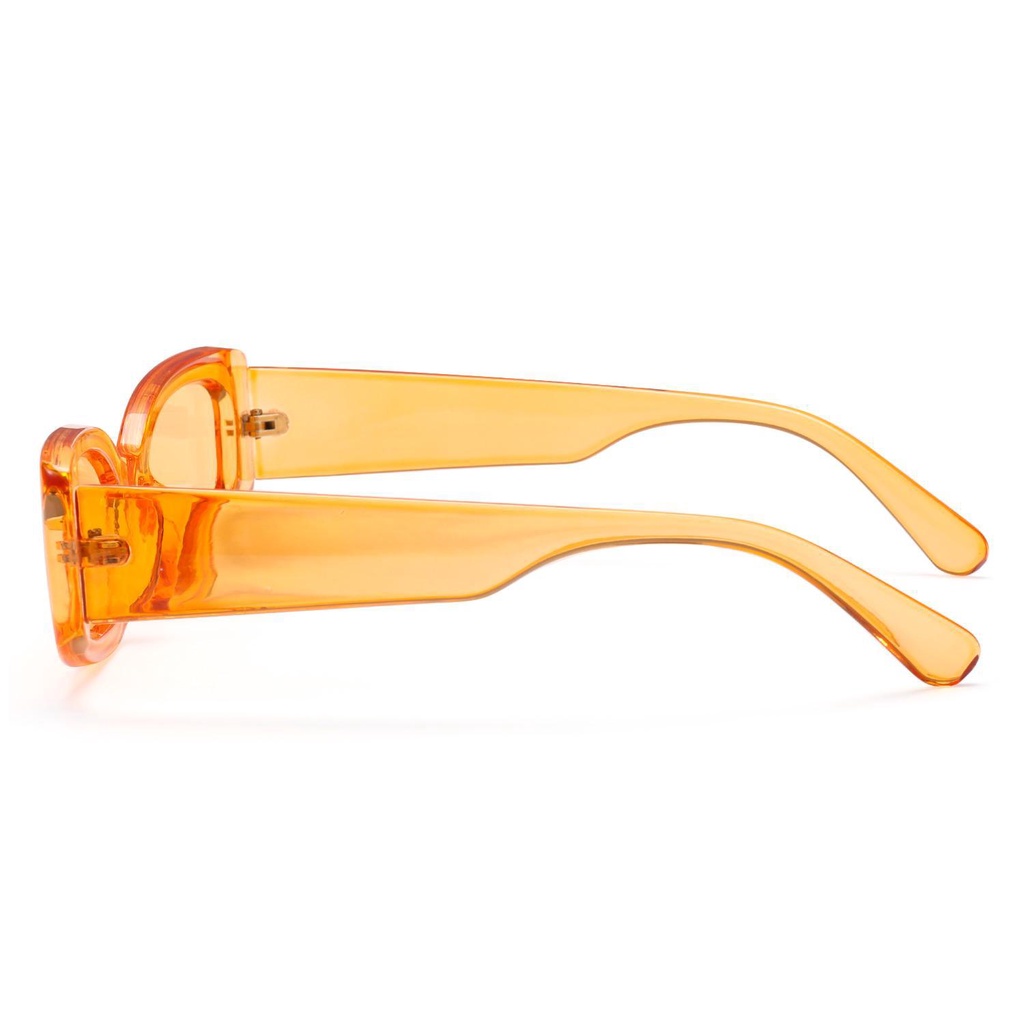 Kính Mát Hình Chữ Nhật Chống Tia UV400 Thời Trang Phong Cách Thập Niên 90