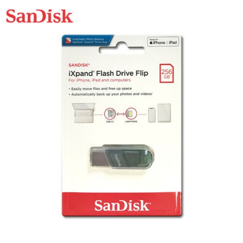 USB 3.1 OTG SanDisk iXpand Flash Drive Flip 256GB (Bạc)