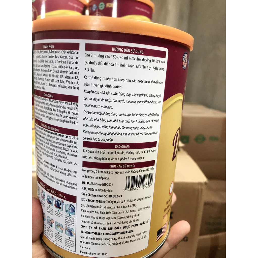 SỮA DIABETS CARE GOLD Sản Phẩm Dinh Dưỡng Cho Người Huyết Áp Tim Mạch Tiểu Đường ( Hộp 900GR)