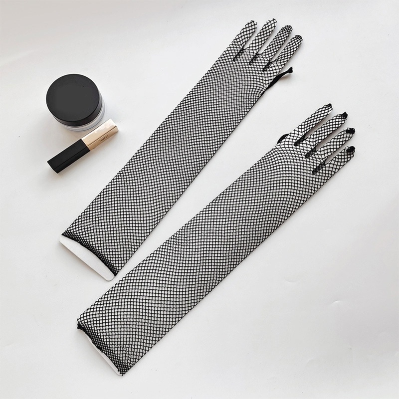 Găng Tay Đính Đá Gợi Cảm Dùng Chụp Ảnh Đi Biển / Dã Ngoại Cho Nữ