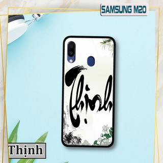 Ốp lưng Samsung Galaxy M20 - In chữ thư pháp