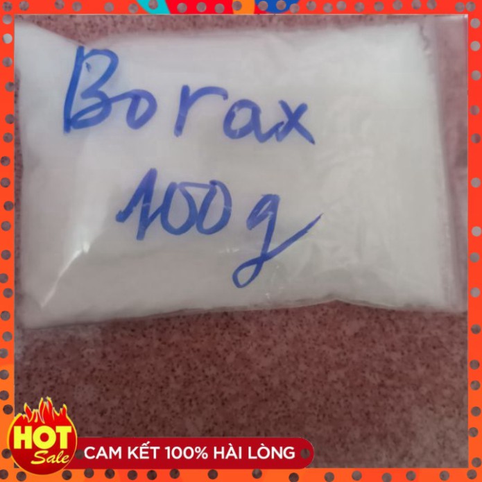 [Mã DUCT30KHP giảm 20%] Bột borax/hàn the 100g ( nguyên liệu làm slime)( bán sỉ) Hải Phòng