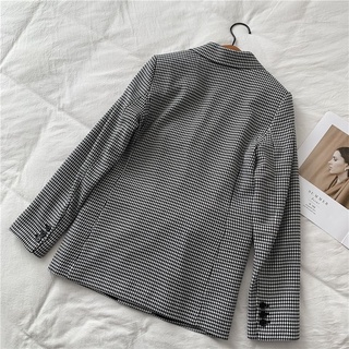 [ ORDER ] Áo blazer hoạ tiết houndstooth MNG