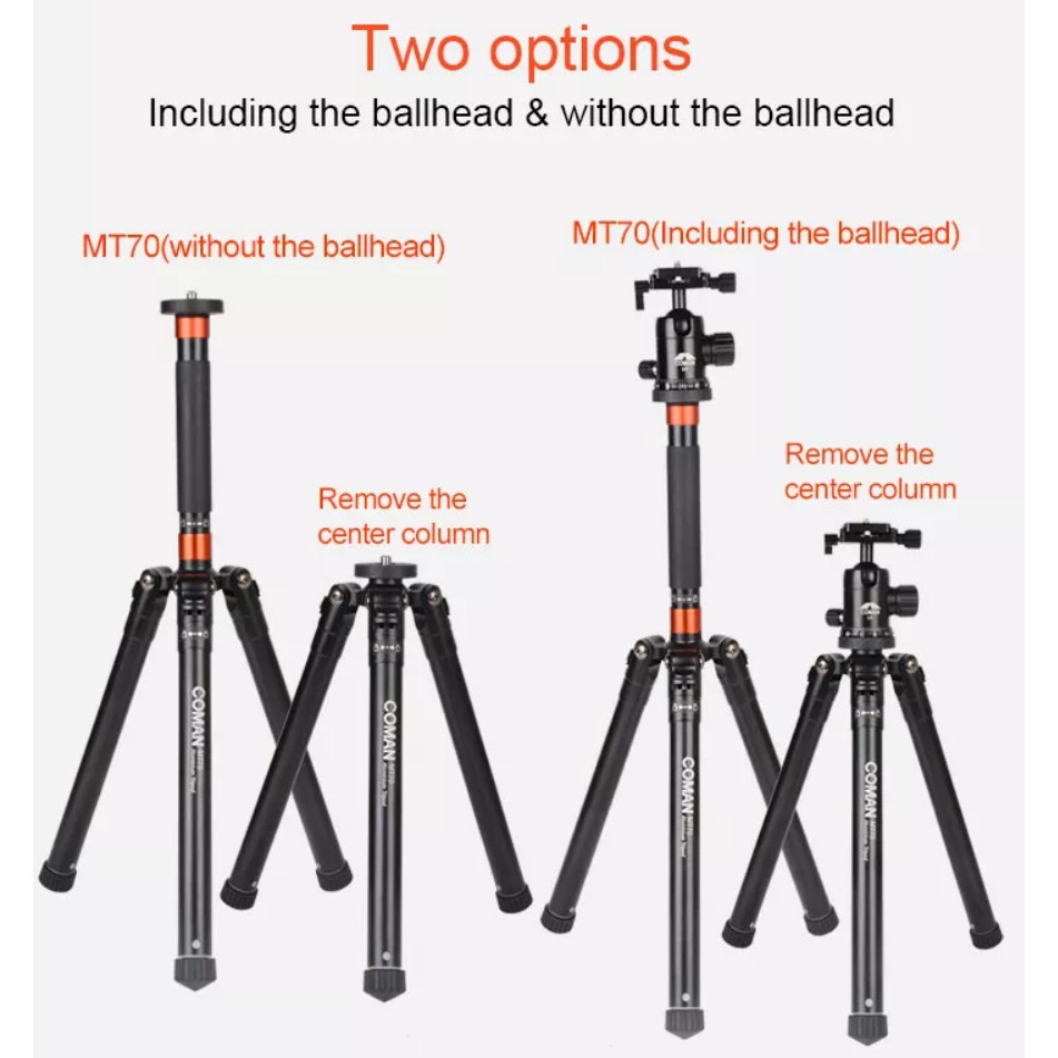 CHÂN MÁY ẢNH COMAN MT70