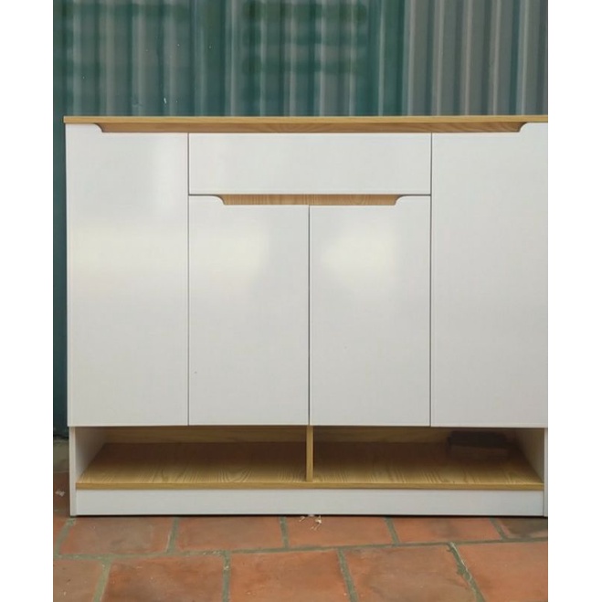 Tủ Giày Dép Gỗ MDF Việt Nam Xuất Khẩu Cao Cấp, Tủ Giầy Dép Phối Màu Nhiều Ngăn To Cao Rộng Rãi Đủ Dùng Cho Đại Gia Đình