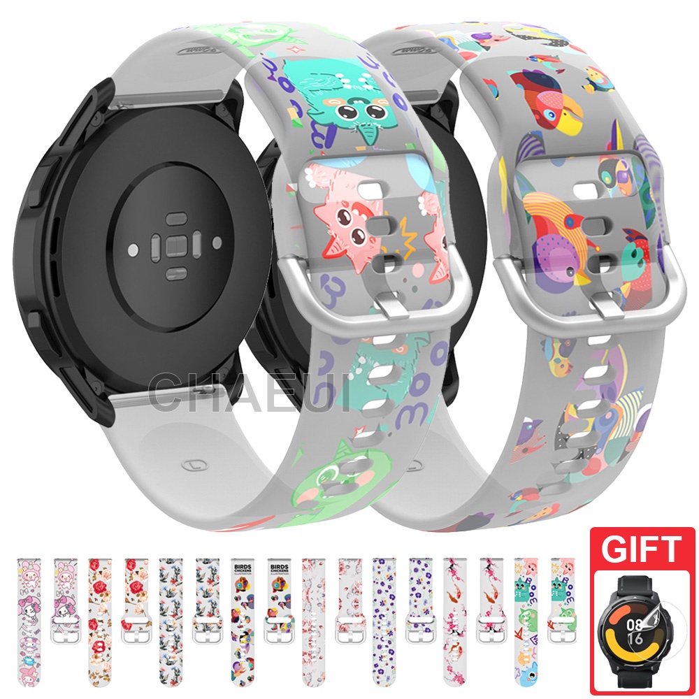 Dây Đeo Silicone Trong Suốt 22mm Cho Đồng Hồ Thông Minh Xiaomi Watch S1 Active / S1 / Mi Watch Color 2