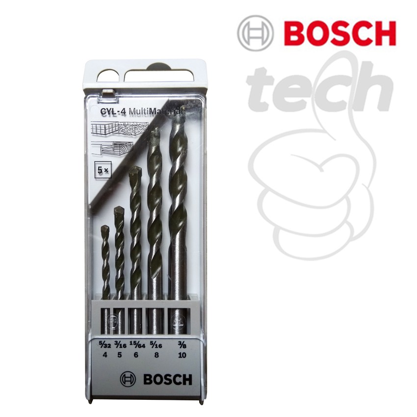 BOSCH Bộ 5 Mũi Khoan Tường Đa Năng Tiện Dụng