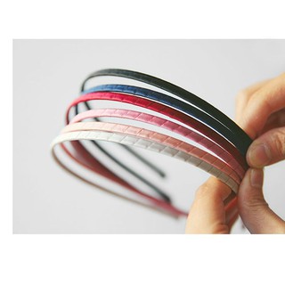Cài tóc 5mm bọc satin, bờm tóc bọc vải satin
