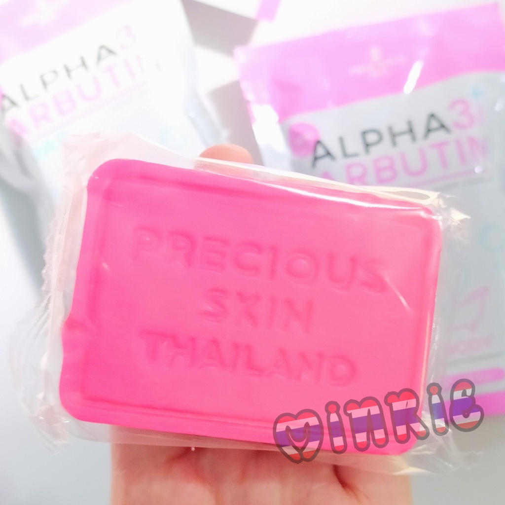 Xà phòng body trắng da Alpha Arbutin 3plus+ mẫu mới nhất 80g - Thái Lan