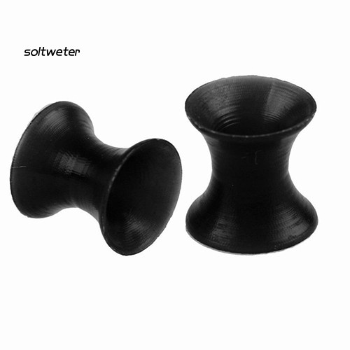 Khuyên nong tai màu đen bằng silicon cá tính