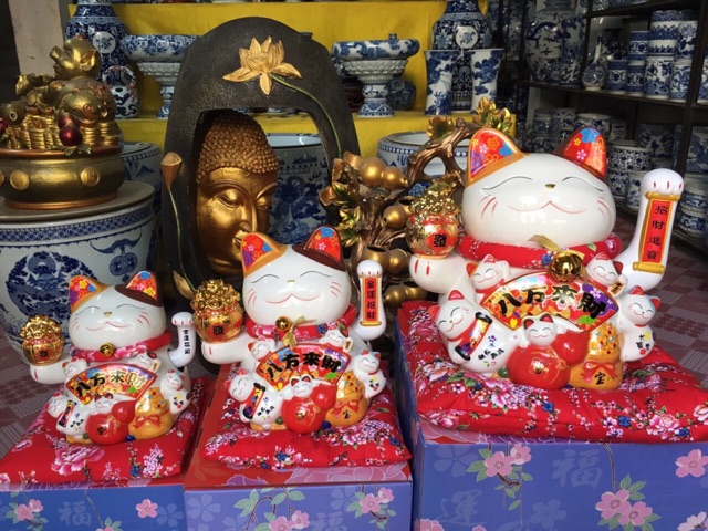 Mèo thần tài Như Ý Cát Tường - Thiên Kim Vạn Lượng mới