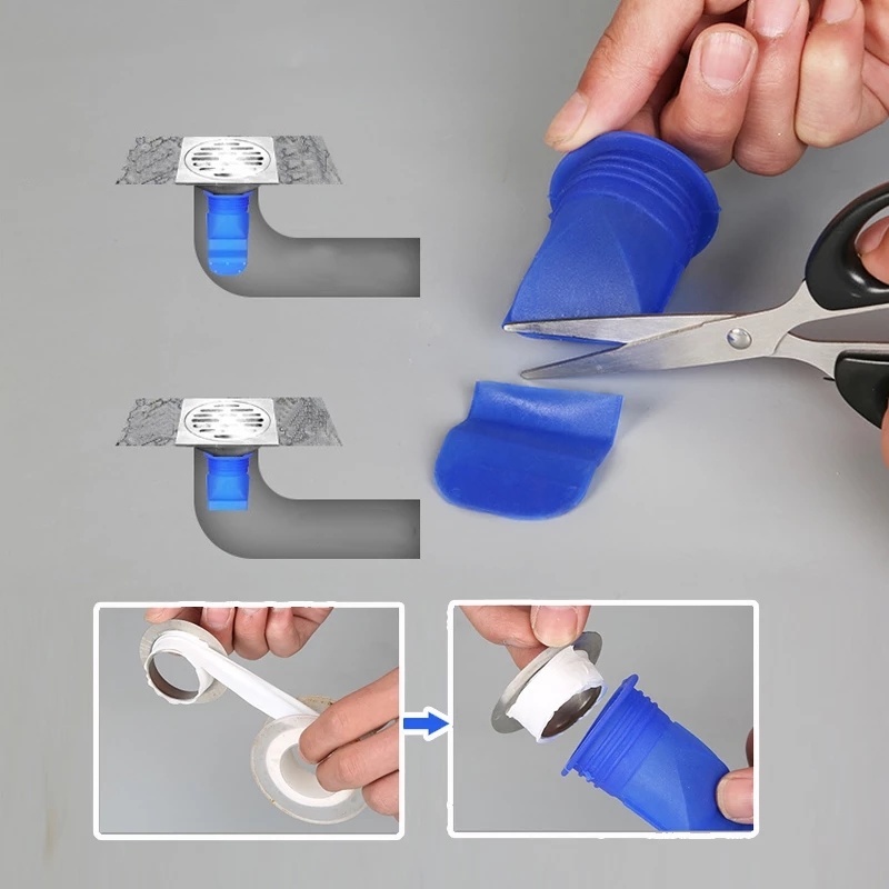 Nắp Đậy Cống Thoát Nước Sàn Silicone 4 Kiểu Dáng Khác Nhau