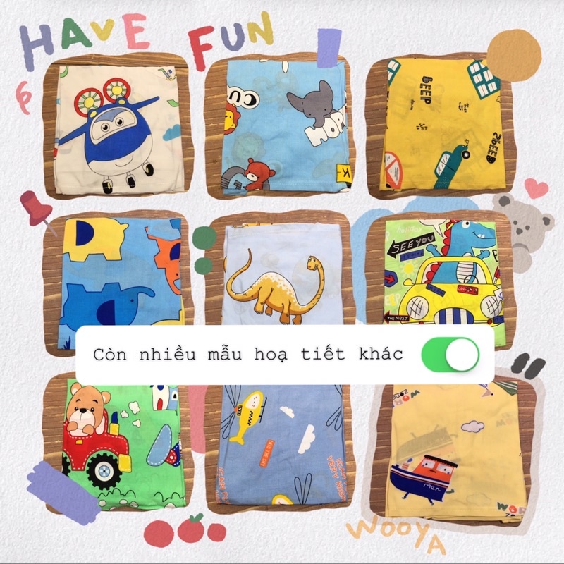 Bộ lanh tole tay ngắn quần đùi cho bé trai vải mịn mát