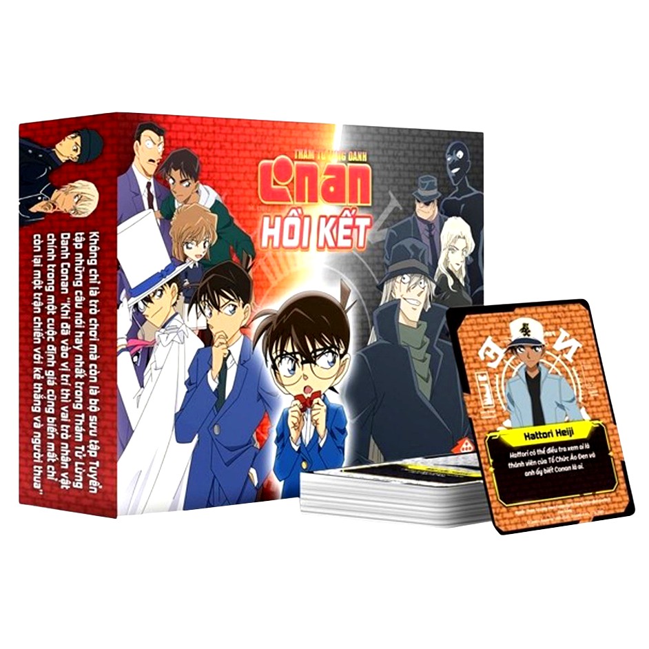 Thám Tử Lừng Danh Conan Hồi Kết - Bộ trò chơi BoardGame Cực hấp dẫn cho các bạn trẻ - Đồ chơi MeduShop