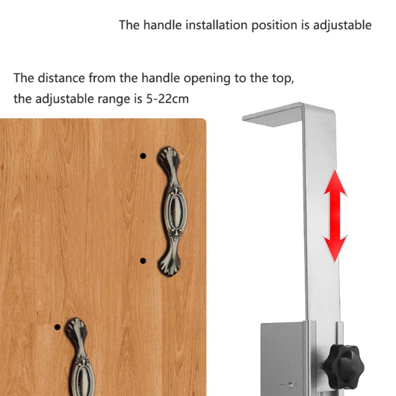 Dụng Cụ Định Vị Đục Lỗ Cho Tay Nắm Cửa Tủ