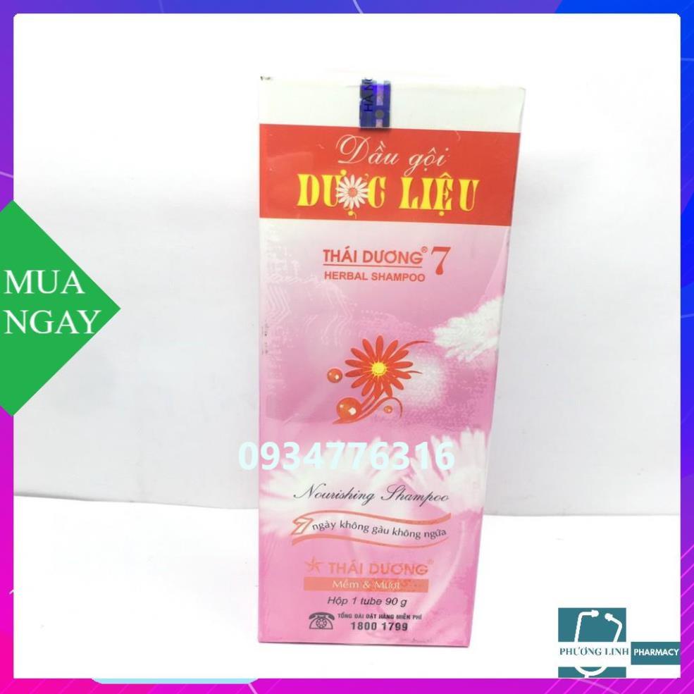 Dầu gội dược liệu Thái Dương 7 tuýp 90g
