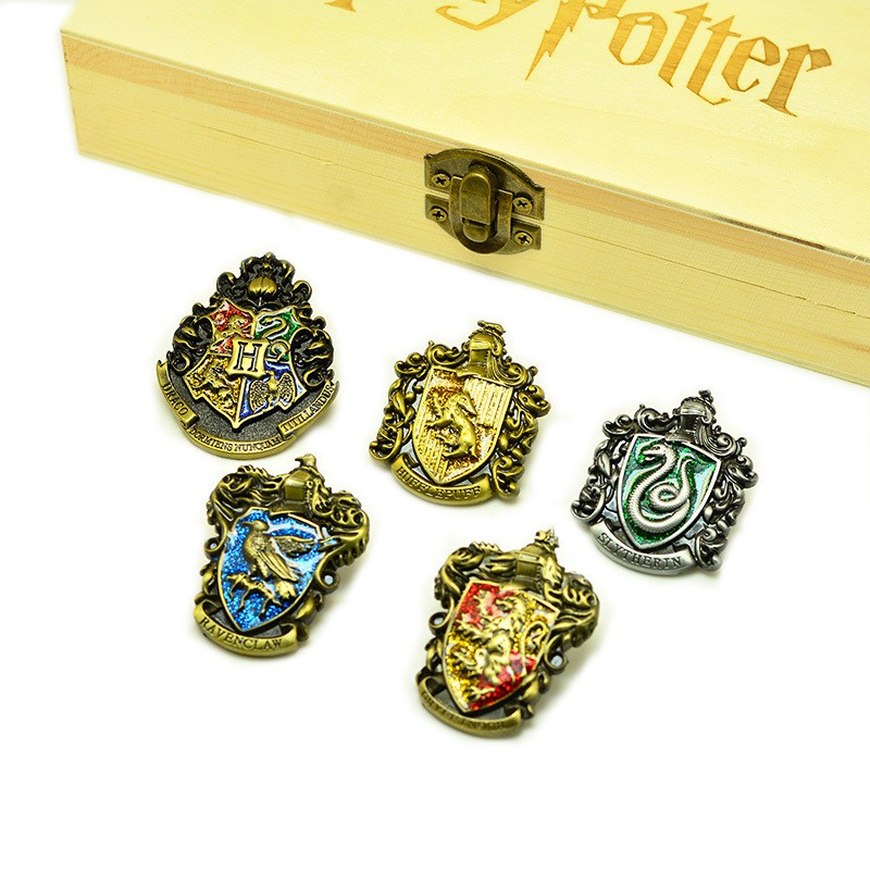 Huy Hiệu Cài Áo Thiết Kế Các Biểu Tượng Phim Harry Potter Chất Lượng Cao