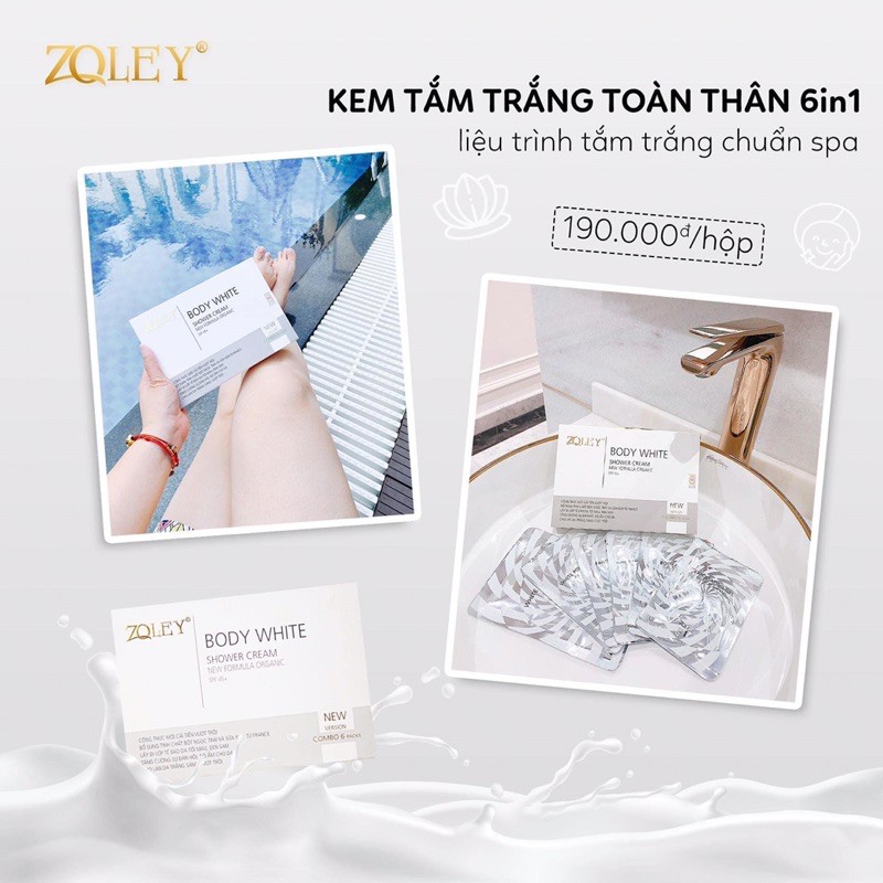 Tắm trắng zoley 6in1