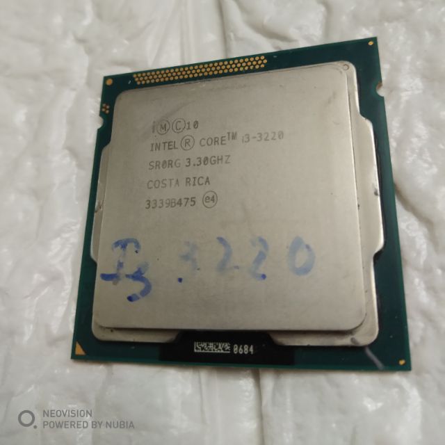 CPU core i3 3220, G2020 socket 1155