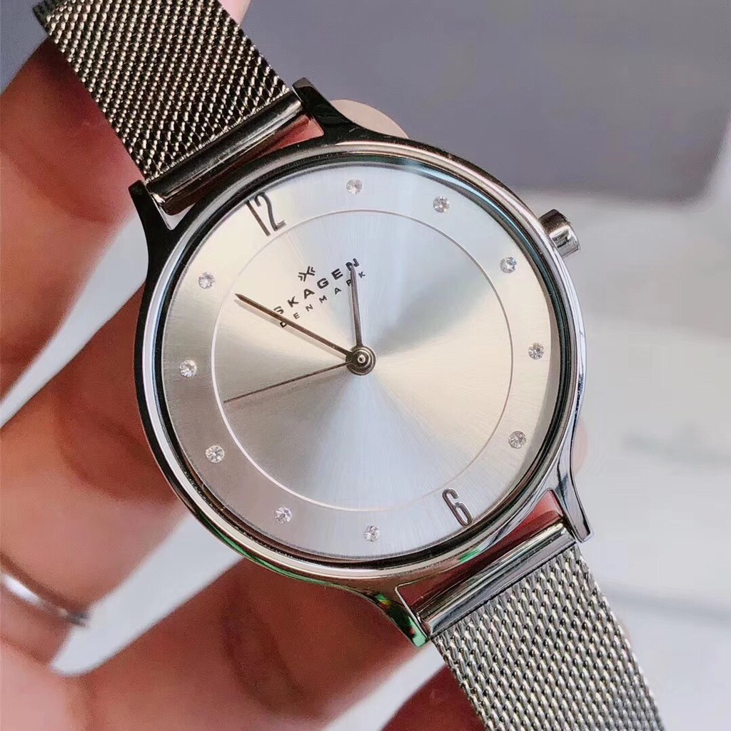 Đồng Hồ Nữ Skagen SKW2149 , Mặt Silver , Fullbox hãng