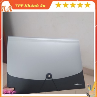 Cặp đựng tài liệu 12 ngăn deli 5558, deli 5559