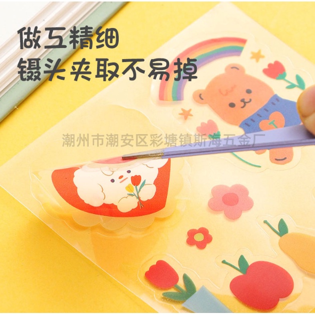 Nhíp gắp hình dán dễ thương hỗ trợ trang trí sổ tay, gắp sticker cute