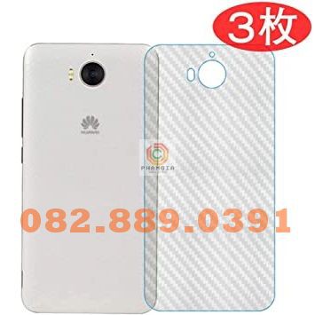 Miếng dán mặt lưng skin carbon Huawei Y5/Y5 2017/Y5 2018/Y6/Y6P