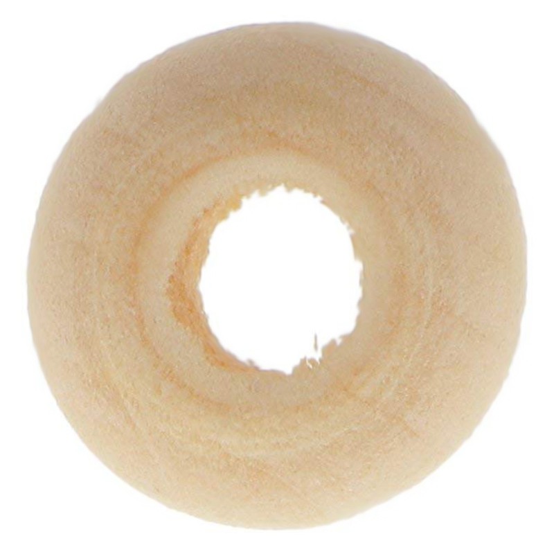 1 Gói 20 Hạt Gỗ Tròn Kích Thước 12mm