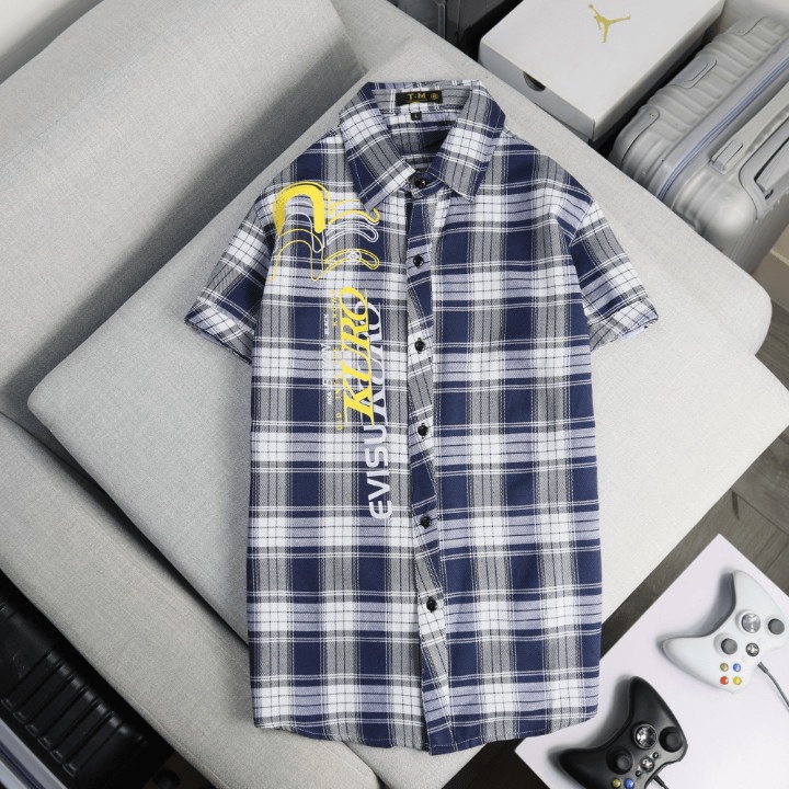 (HCM) ÁO SƠ MI CARO TAY NGẮN THỜI TRANG HOTTREND , CHÁY PHỐ , SIÊU PHONG CÁCH CHO CÁC ANH EM KME STORE
