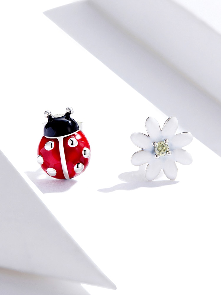 Khuyên Tai Bamoer SCE917 Bạc 925 Kiểu Dáng Độc Đáo Tinh Tế Cho Nữ