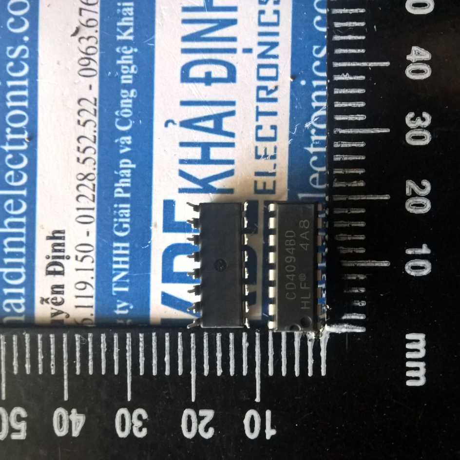 10 con CD4094BE CD4094 4094 DIP-16 IC dịch dữ liệu 8-bit kde1379