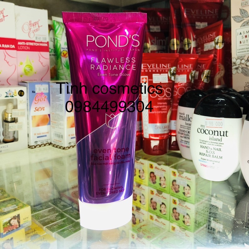Sữa rửa mặt trắng da cao cấp POND'S Flawless Radiance Whitening Facial Foam 100g Mẫu Mới