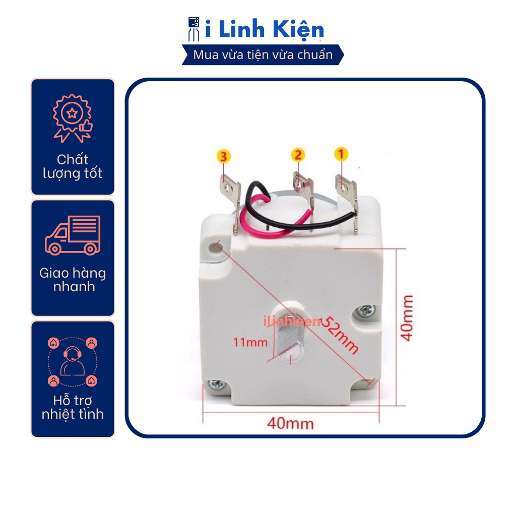 Hẹn giờ nồi áp suất điện tử 30 phút DBD-30 3 chân trục vát.