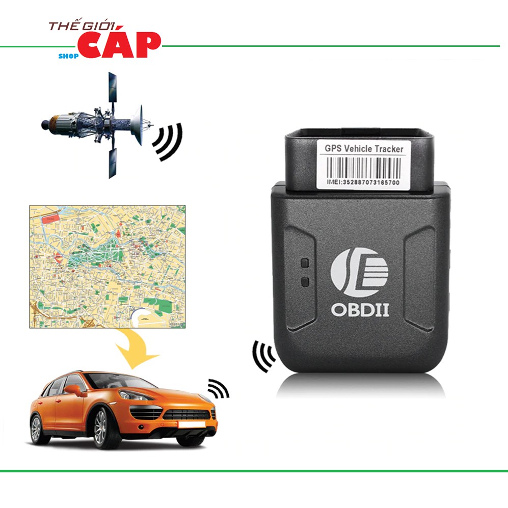 Thiết Bị Định Vị GPS Chống Trộm Cho Ô Tô Cổng OBDII Cao Cấp