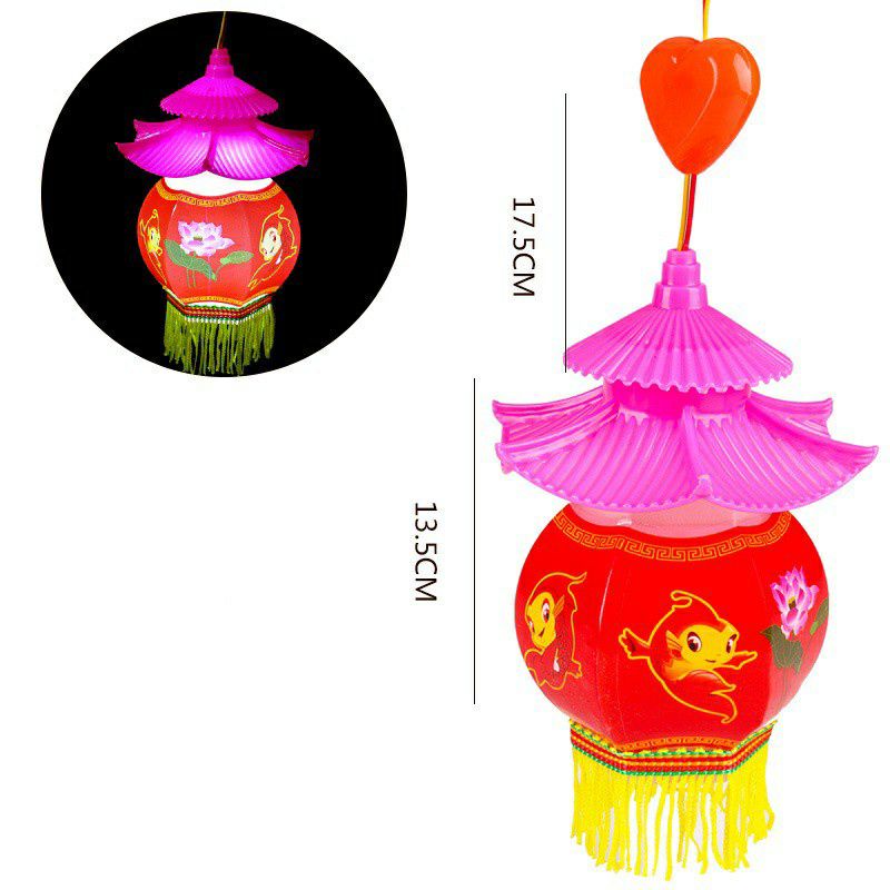 LỒNG ĐÈN MÁI ĐÌNH CHO BÉ CÓ LED - NHẠC