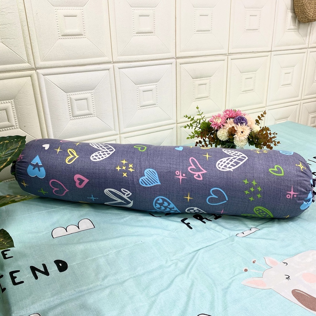 Vỏ gối ôm cotton poly Lidaco nhiều mẫu lựa chọn đồng bộ các bộ chăn ga cotton