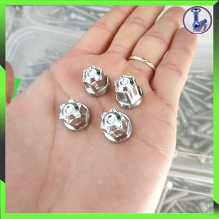 {Fee ship - Hàng có sẵn } Tán ốc salaya xe Wave,ốc salaya xe Dream , gắn đầu lòng 7 ly Salaya [Bộ 4 con]