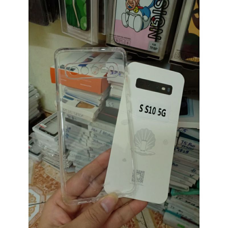 Ốp lưng OU CASE samsung S10 5G trong suốt bảo vệ camera.