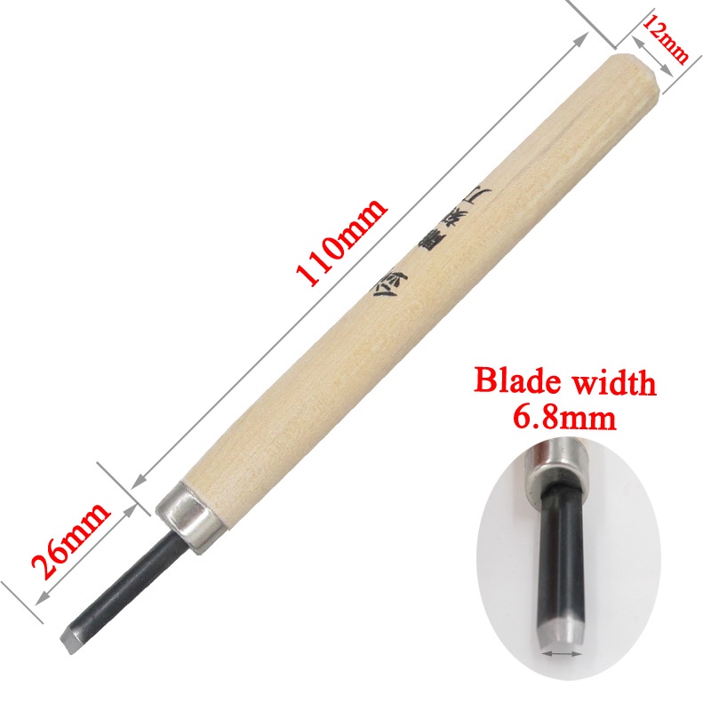 Set 6 Dụng Cụ Điêu Khắc Gỗ / Gốm Chuyên Dụng