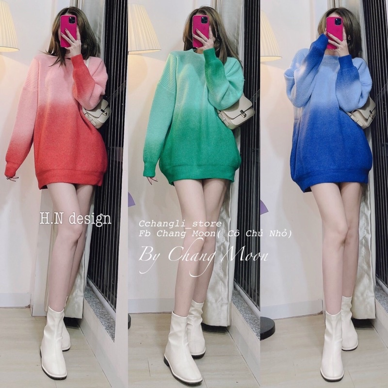 BÁN SỈ ÁO LEN LOANG QC 3 MÀU CHO NỮ