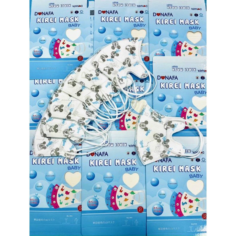 Khẩu trang y tế 3D hình Mickey cho bé